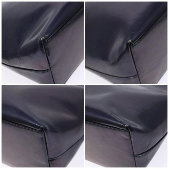 GUCCI Shoulder Bag Enamel Navy Silver Auth bs28873 - Picture 15 of 16